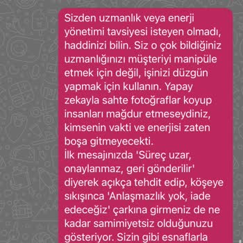 İlanla Uyuşmayan Ürün Ve Satıcının Tehdidi