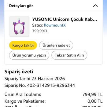 Amazon Yanlış Ürün ve Çocuğumun Hayal Kırıklığı