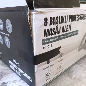 Robo Masaj Aletinde Garanti Belgesi Ve Adaptör Eksikliği