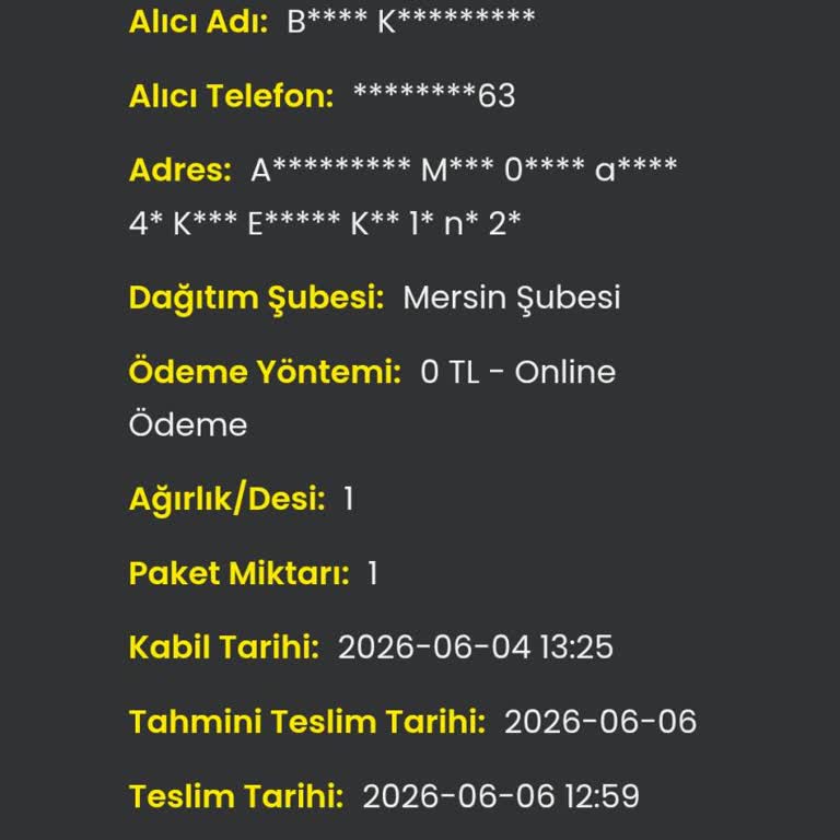 Teslim Edilmeyen Üç Sütyen Ve Cevapsız Müşteri Desteği