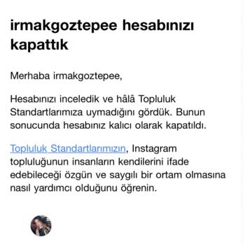 Yıllardır Kullandığım Instagram Hesabım Haksız Şekilde Kapatıldı, Açılmasını Talep Ediyorum