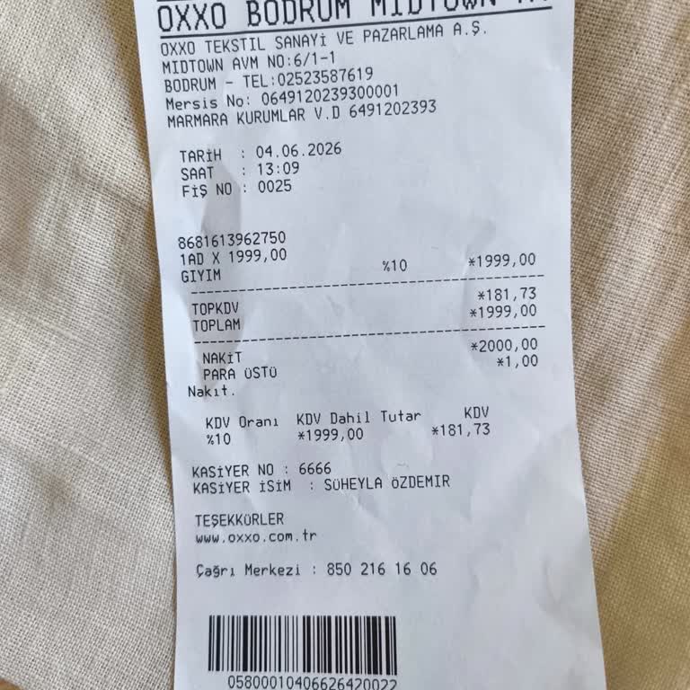 Oxxo Bodrum Midtown Mağazasında Paça Tadilatı Hatası Ve Çözüm Bulunamaması