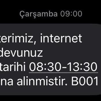 Kurulum Ekibi Henüz Gelmedi, Net Tarih Talep Ediyorum