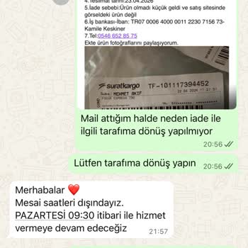 İade Sürecindeki Gecikme Ve Ücret İadesinin Yapılmaması