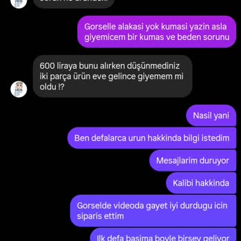Görselden Farklı Ve Kalitesiz Ürün, İade Reddi Ve Ek Ücret Talebi