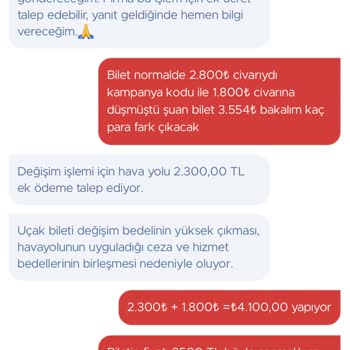 Obilet’te Tarih Değişikliği İçin Aşırı Ücret Ve Yetersiz İade Talebi