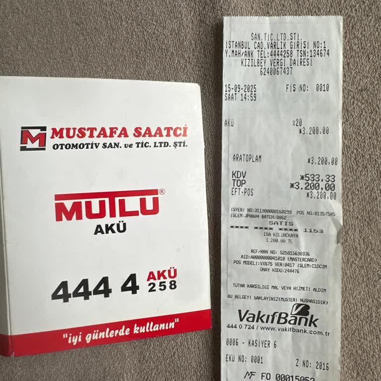 Arızalı Akü Ve Garantiden Destek Alınamaması Nedeniyle 3400 TL İadesi Talebi