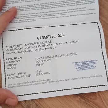 BİM'den Satın Alınan Saç Düzleştiricinin Hızlı Arızası Ve Garanti Değişim Talebi