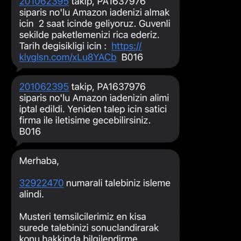 Kolay Gelsin Kargo'da Kurye Gelmedi Ve İade İşlemi Yanlışlıkla İptal Edildi
