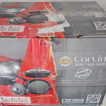 Amazon Yanlış Renk Ve Modelde Tencere Seti, Açılmış Kutunun Yeniden Satışı
