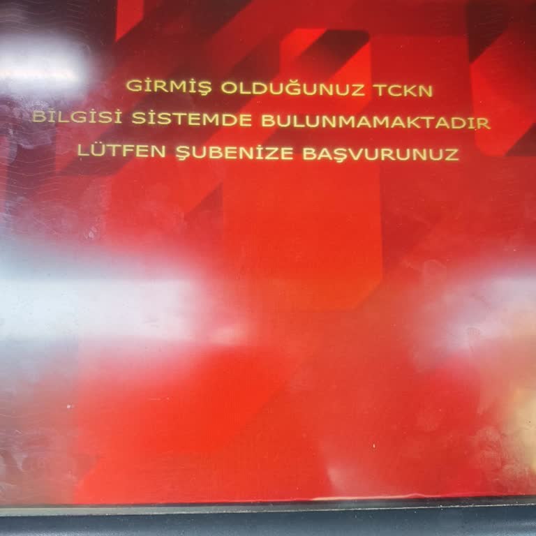 Ziraat Bankası ATM’de TOKİ İade İşlemi Sırasında Telefon Numarası Hatası