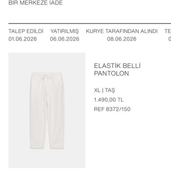 Zara'dan 1490 TL İade Yok, İletişim Kurulamıyor