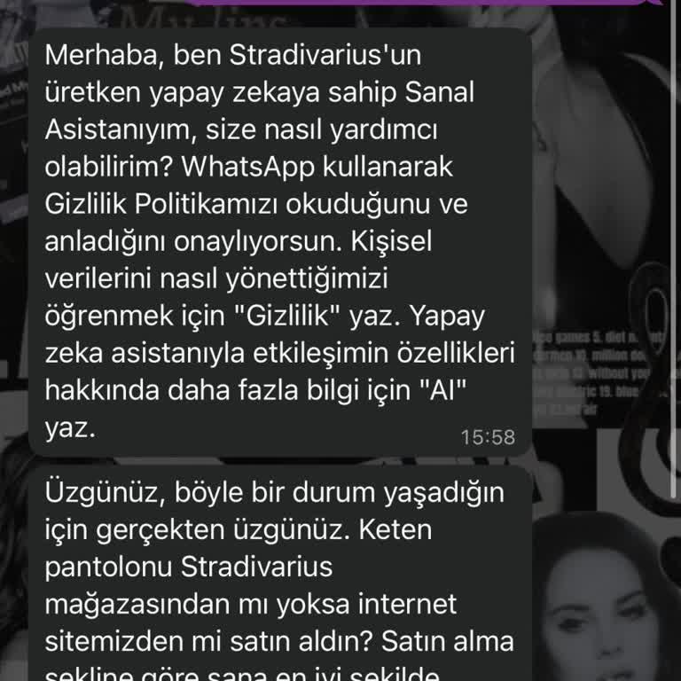 Etiketsiz Pantolon Değişim İsteğim Reddedildi Güvenim Sarsıldı