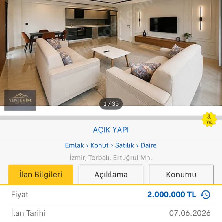 İlan Görselleri Gerçeği Yansıtmadı, Taşınmazla Uyuşmadı