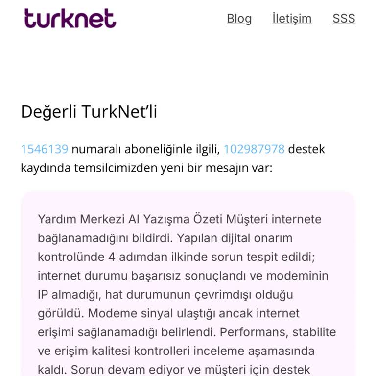 İnternet Kesintisi Cevapsız, Acil Çözüm Gerekiyor
