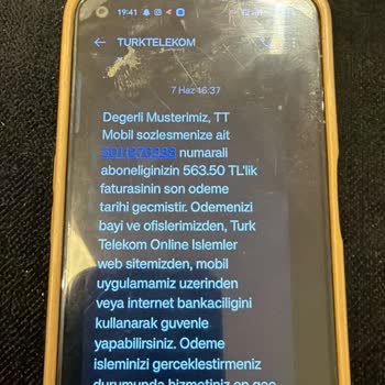 Faturasız Hatta Haksız 1800 TL Faturası
