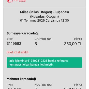 Kale Seyahat’in Tekrarlanan Sefer İptalleri Ve Obilet’in Yetersiz İade Süreci
