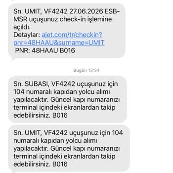 Check-In Yapılmadığı Gerekçesiyle Biletlerimiz İptal Edildi Ve Fazla Yolcu Alındı