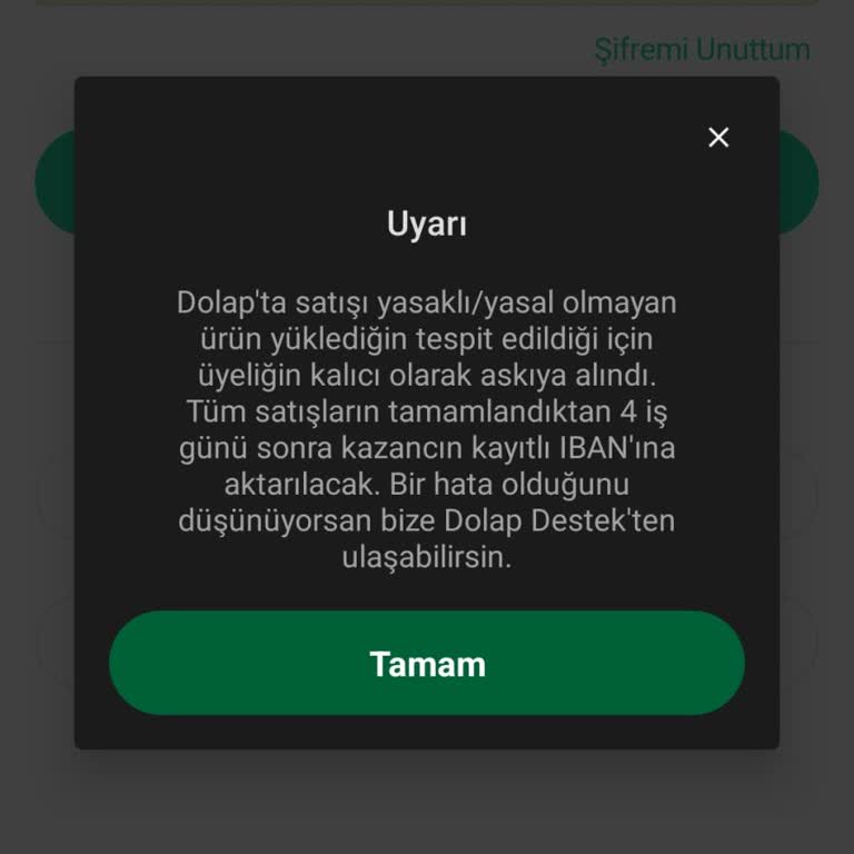Yasa Dışı Elektronik Sigara İlanı Nedeniyle Hesabım Askıya Alındı