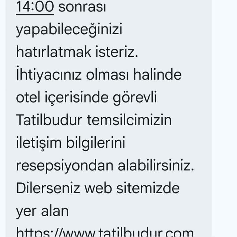 Belenli Resort Hotel Tatilbudur'dan Son Dakika İptal Ve Başka Otelde Havuz Sorunu