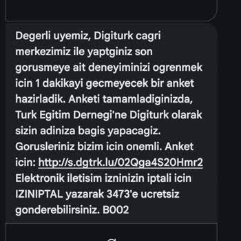 SMS Linki Gelmediği İçin İptal İşlemi Başlatılamıyor
