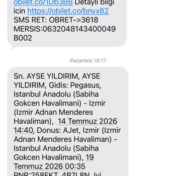 Obilet'te Çift Bilet Alışı, İsim Değişikliği Sorunu Ve Yüksek Kesinti