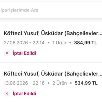Köfteci Yusuf’tan Sipariş İptali Ve Uzun Bekleme Süreci