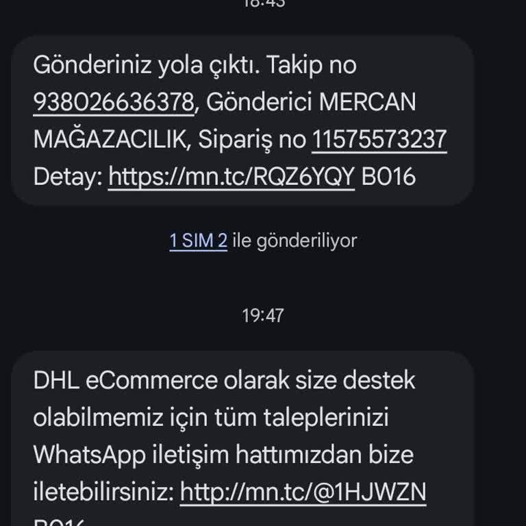 DHL Ecommerce Türkiye İzinsiz Kargo Gönderimi Ve Kişisel Veri Kullanımı Şikayeti