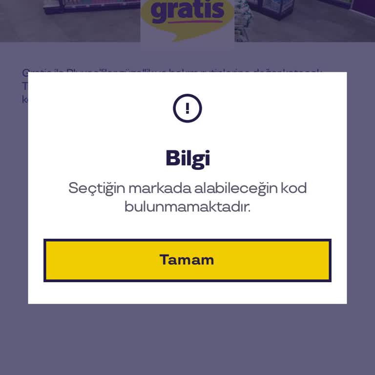 Pluxee Üzerinden Gratis Kodunu Alamıyor Ve Kasada Kullanamıyor