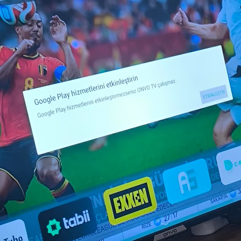 Onvo 430OV6000F Televizyonda Sürekli Google Play Uyarısı Ve Yazılım Hataları: Çözüm Talebi