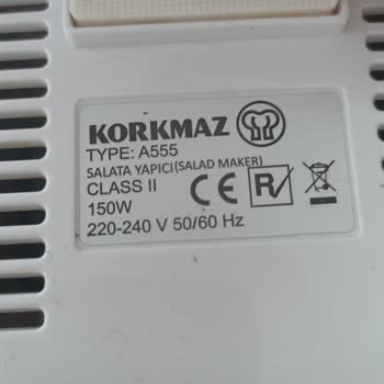 Korkmaz Salata Yapıcıda Dişli Kırılması Ve Yedek Parça Bulamama Sorunu
