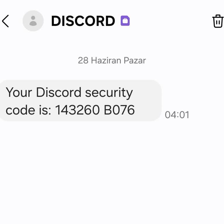 Discord Doğrulama SMS’i İle İzinsiz Hesap Açma Şüphesi