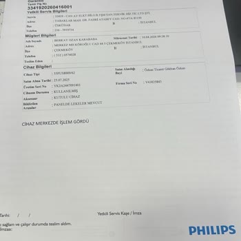 Sürekli Arızalı Philips TV Ve Yetkili Servisin Yetersiz Açıklamaları