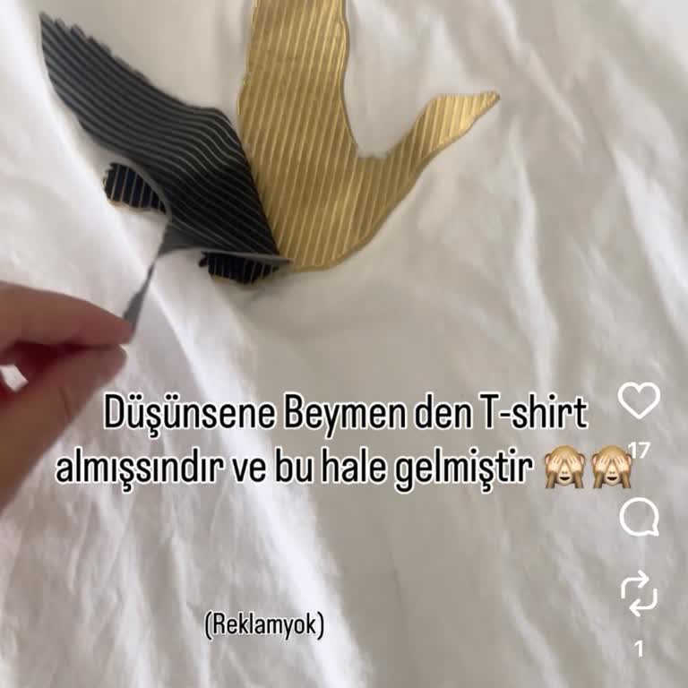 Beymen'den Satın Aldığım Tişörtün Deseni Soyuldu, Mağaza Ret Kararı Verdi