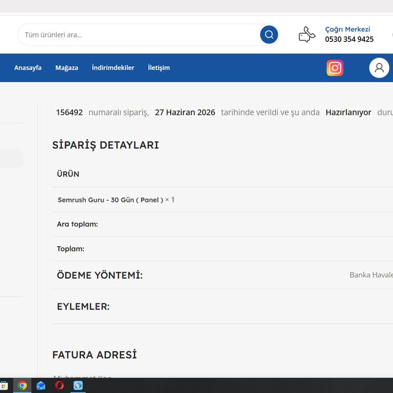 Semrush Guru Paketi Teslim Edilmedi, İade Talebi