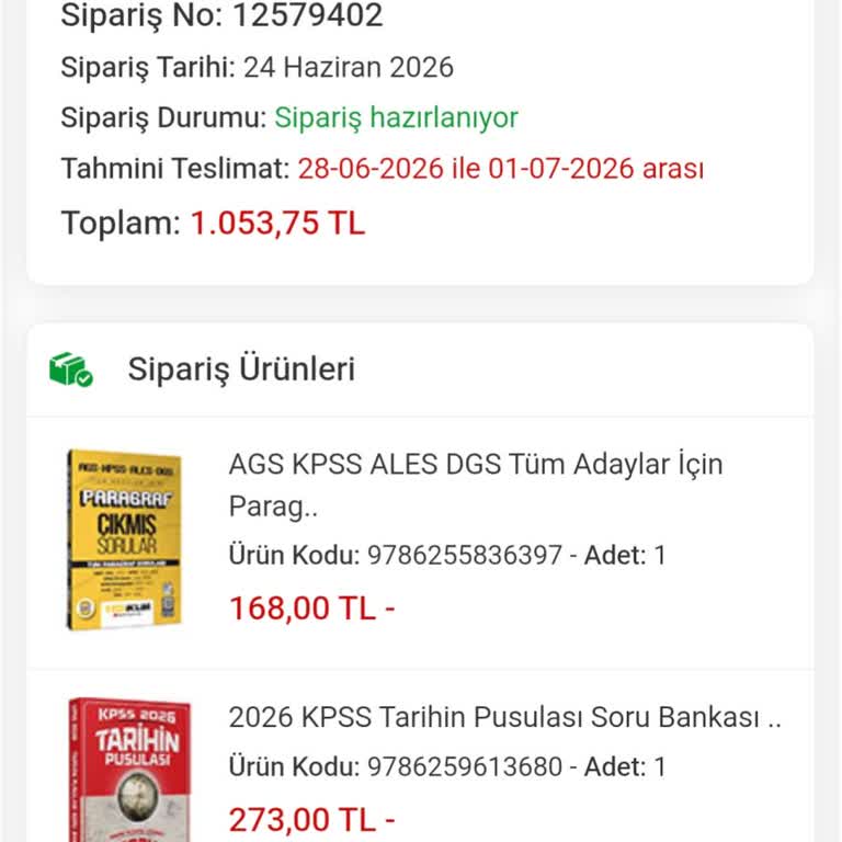 24 Saatte Kargoya Verilme Sözü İhlali Ve Müşteri Hizmetlerinden Cevap Yok