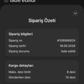 Gardrops'un Satıcı Onayı Olmadan İade Kabulü Ve Yüksek Ücret Talebi