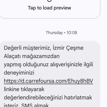 Carrefour'dan Alışveriş Yapmadığımda Gelen Mesaj Ve Kişisel Veri Güvenliği Endişesi
