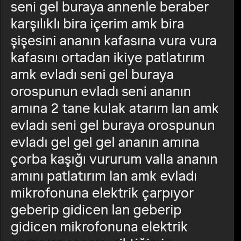 Instagram’da Aileme Yönelik Ağır Küfür Ve Tehdit Mesajları İçin Acil Şikayet