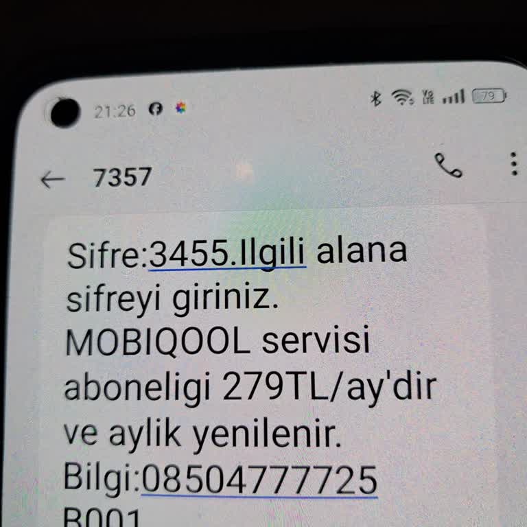 Türk Telekom İzinsiz Mobicool Aboneliği Ve 279 TL Ücret İadesi Talebi