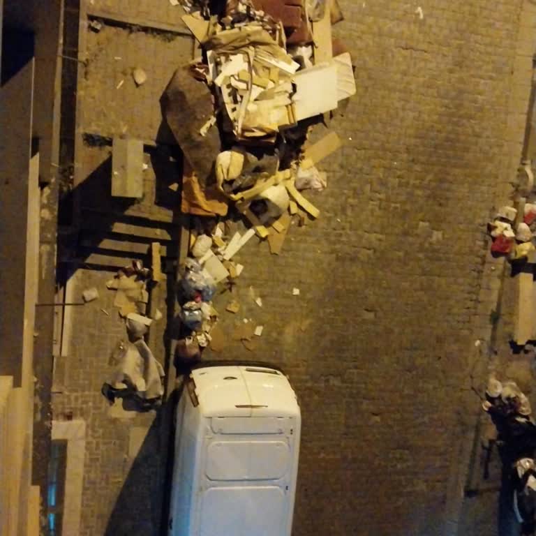 Ercan Sokakta Çöp Kokusuna Ve Görüntü Kirliliğine Acil Temizlik Talebi