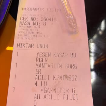 Kapalı Kıl Bulunan Burgerde Hijyen İhlali Ve Ücret İadesi Talebi