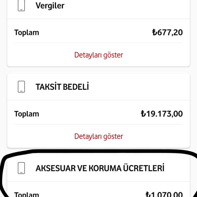 Vodafone'da Onaysız Cihaz Koruma Paketi Ücreti Faturama Yansıdı, İptal Ve İade Talebim