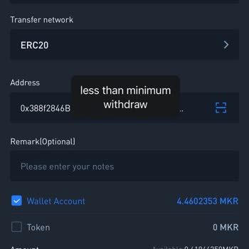 Bibox Won't Let Me Withdraw My Maker Coins