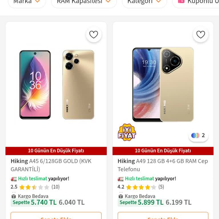 Hiking A45 Telefon Kılıfı Trendyol’da Bulunamıyor, Cihazım Hasar Gördü