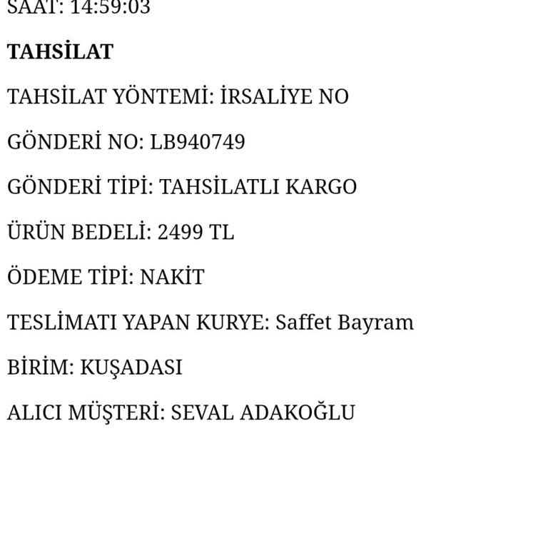 Vaat Edilen Ürünle Uyuşmayan Kalite Ve Cevapsız İade Talebi