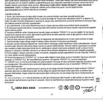 Kablo Net’te Taahhüt Süresi Yanlış Gösteriliyor, Müşteri Hizmetleri Cevapsız