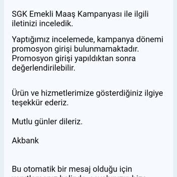 Akbank’tan Verilen 20 Bin TL Promosyon Sözünün Yerine Getirilmemesi