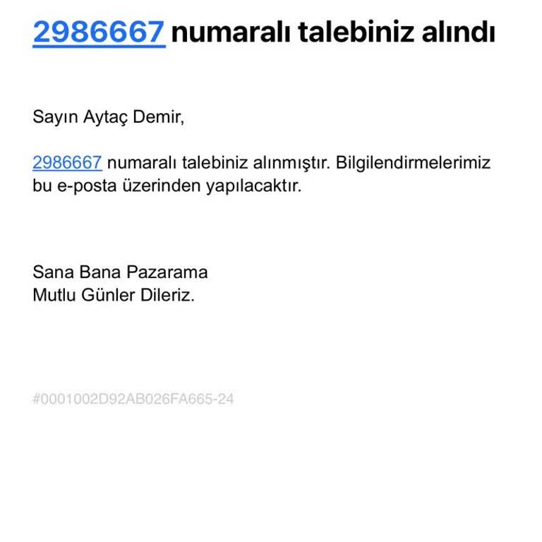 Sistem Hatası Nedeniyle Mükerrer Sipariş Ve İptal Reddi
