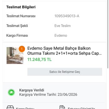 Kargo Bilgileri Çelişkili, Siparişim 21 Gün Boyunca Kargoya Verilmedi